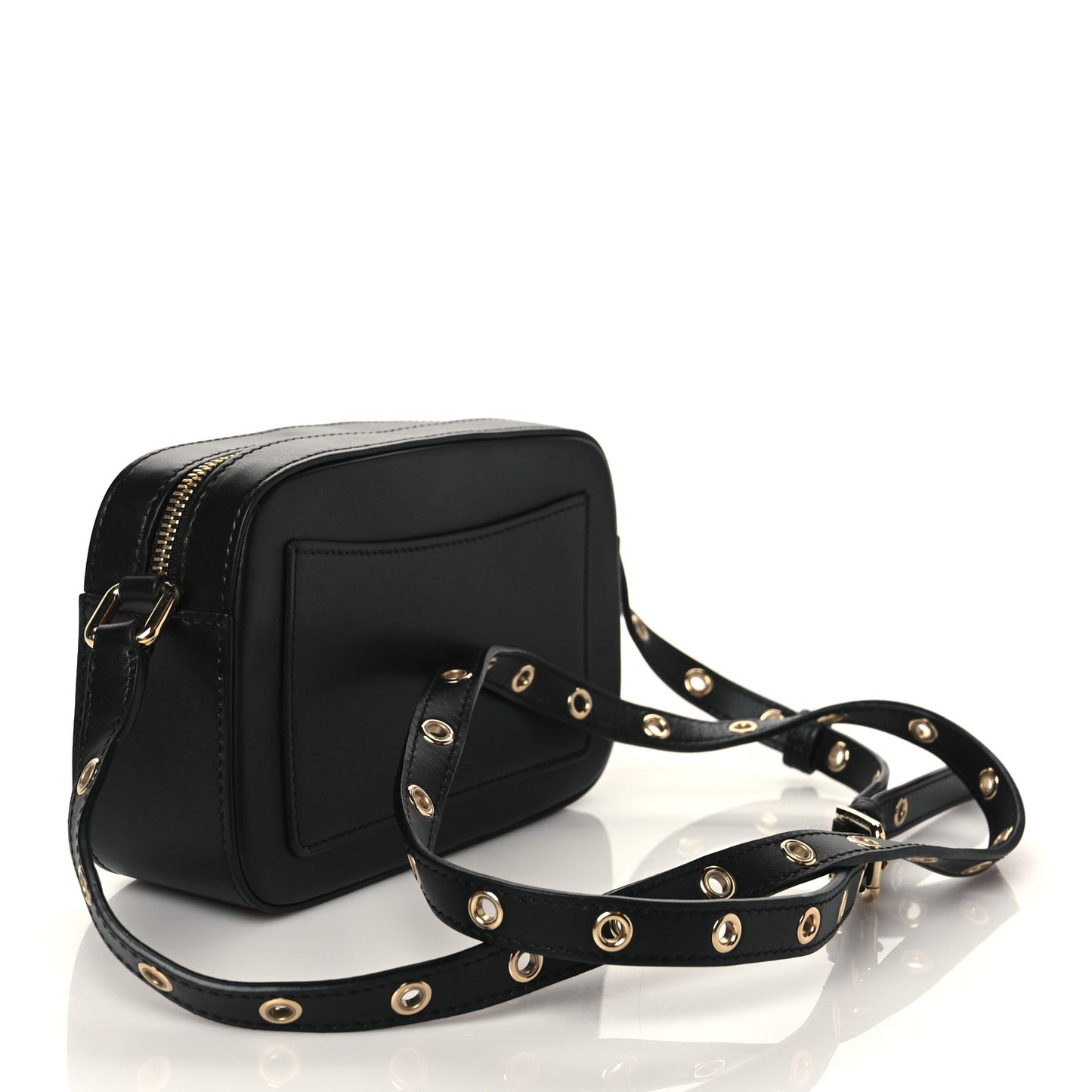 Calfskin Hot Stuff DG Logo 3.5 Crossbody Bag Black