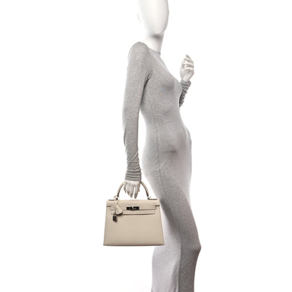 Hermes Epsom Kelly Sellier 28 Craie 2 of 14