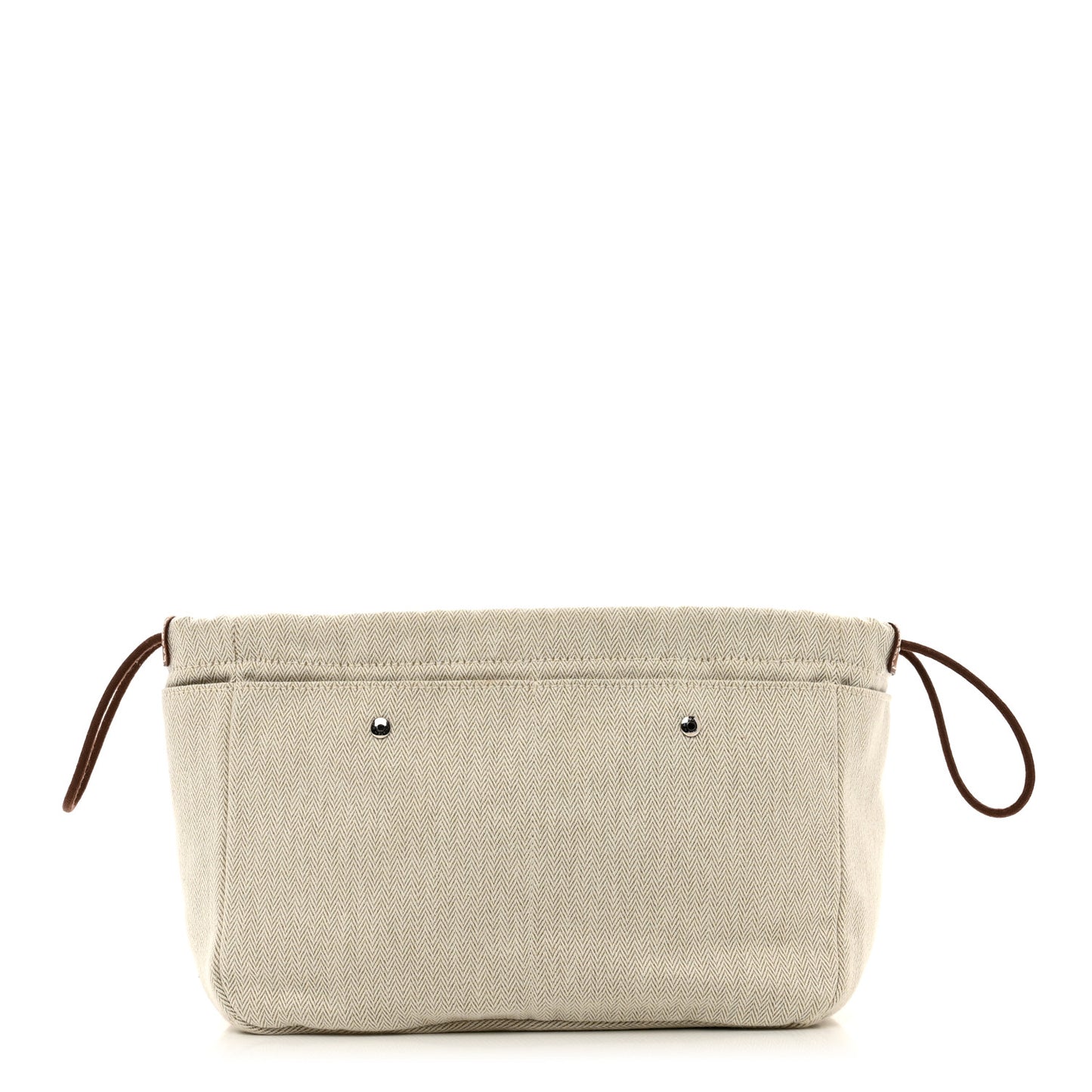 Canvas Barenia Fourbi 25 MM Pouch Naturel Fauve