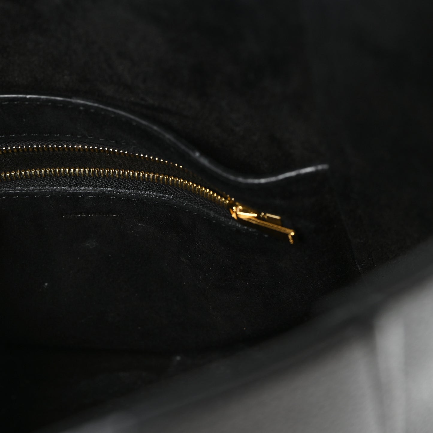 Soft Grained Calfskin Small Sangle Bucket Bag Black