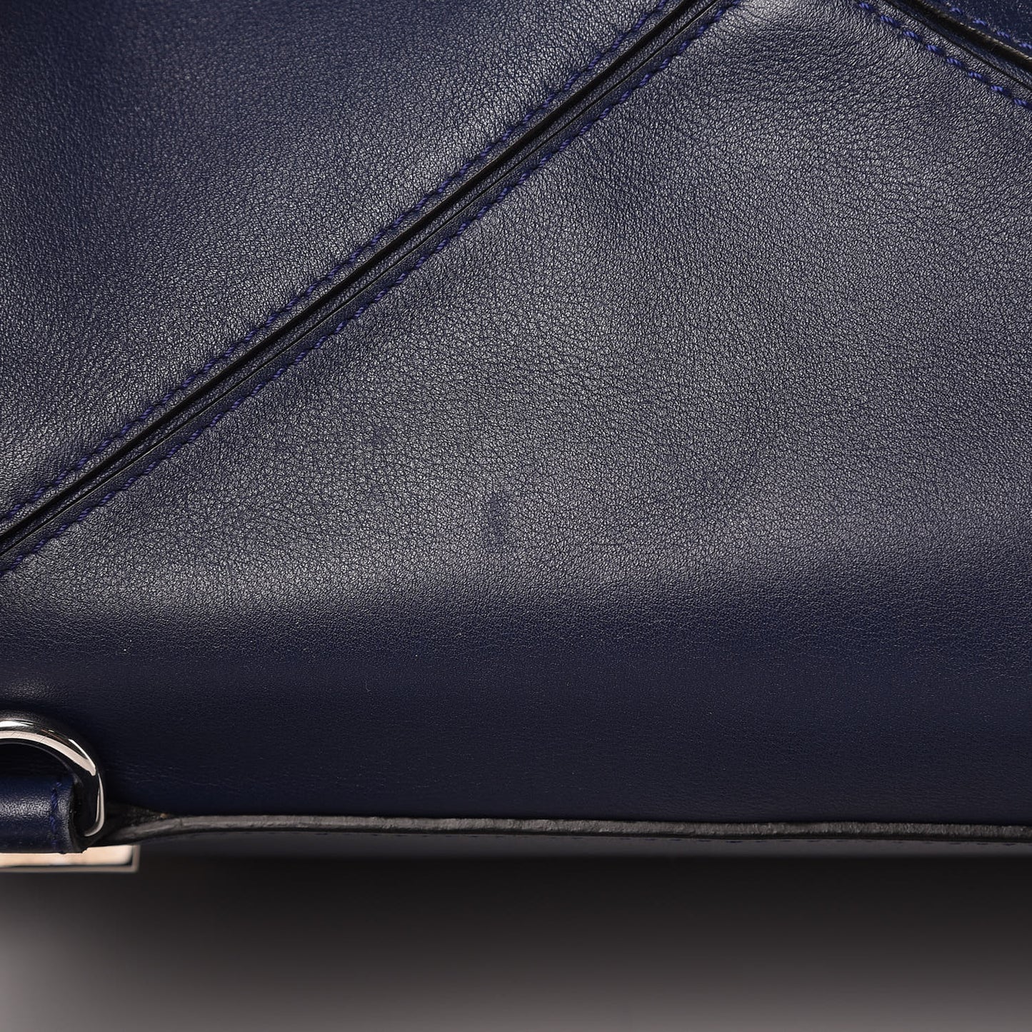 Calfskin XL Puzzle Bag Deep Blue