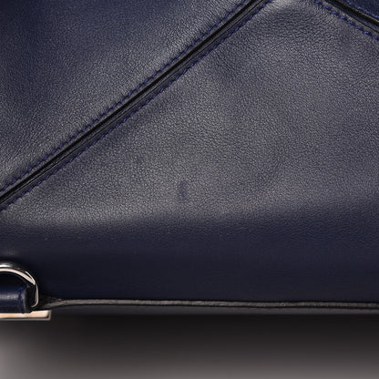 Loewe Calfskin XL Puzzle Bag Deep Blue 13 of 14