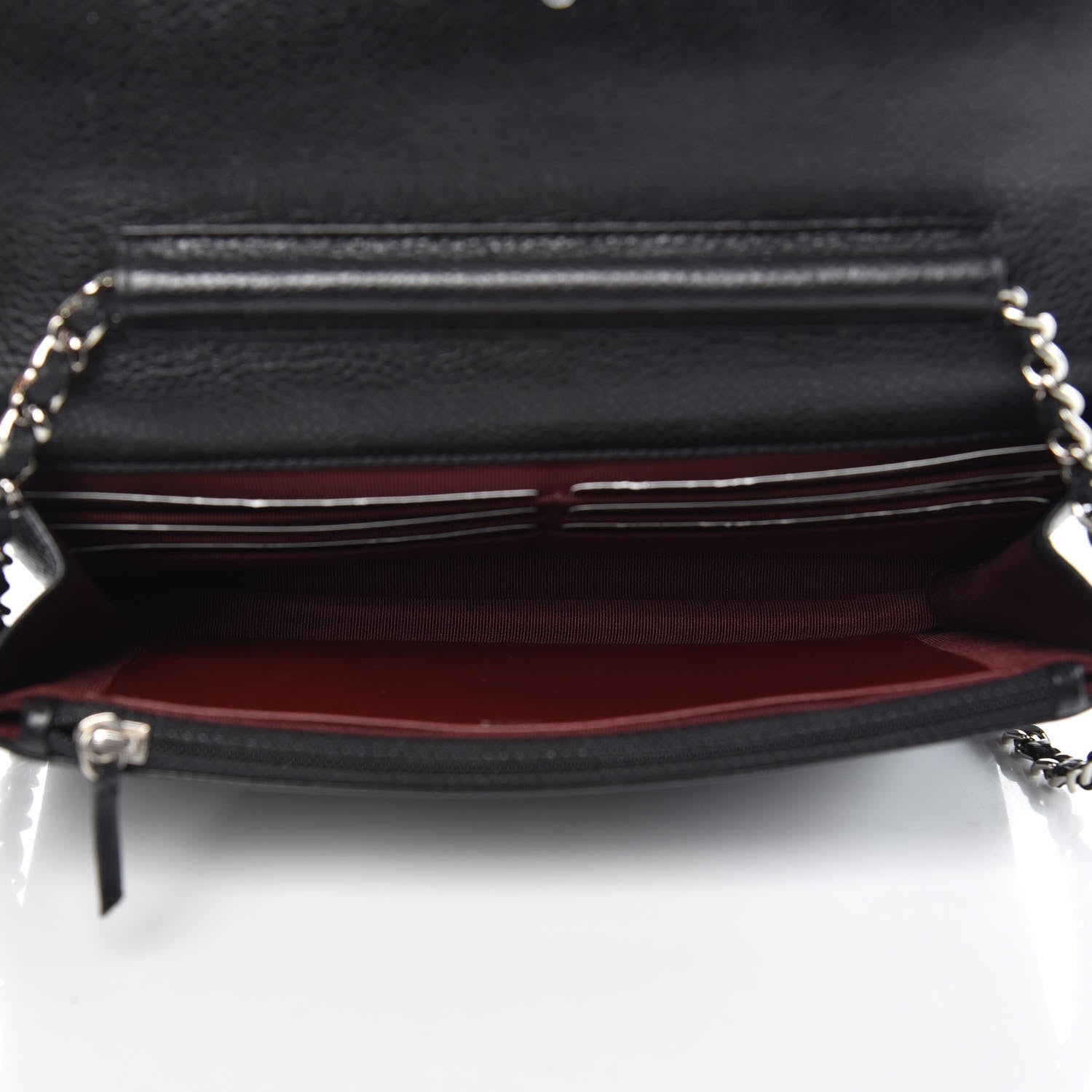 Chanel Caviar Quilted Wallet On Chain WOC Black 5 of 13