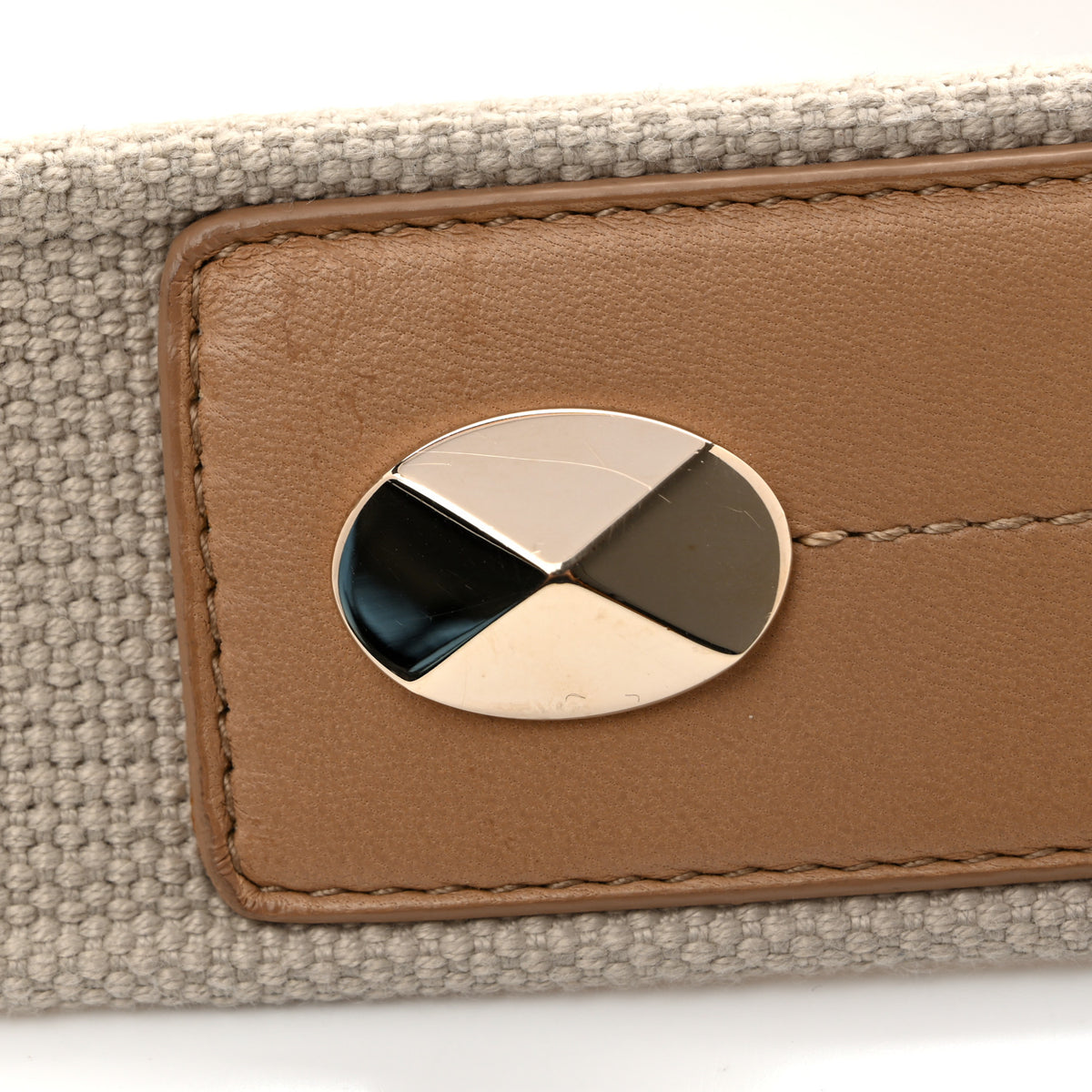 Christian Dior Canvas Lambskin Cannage Shoulder Strap Beige 6 of 6