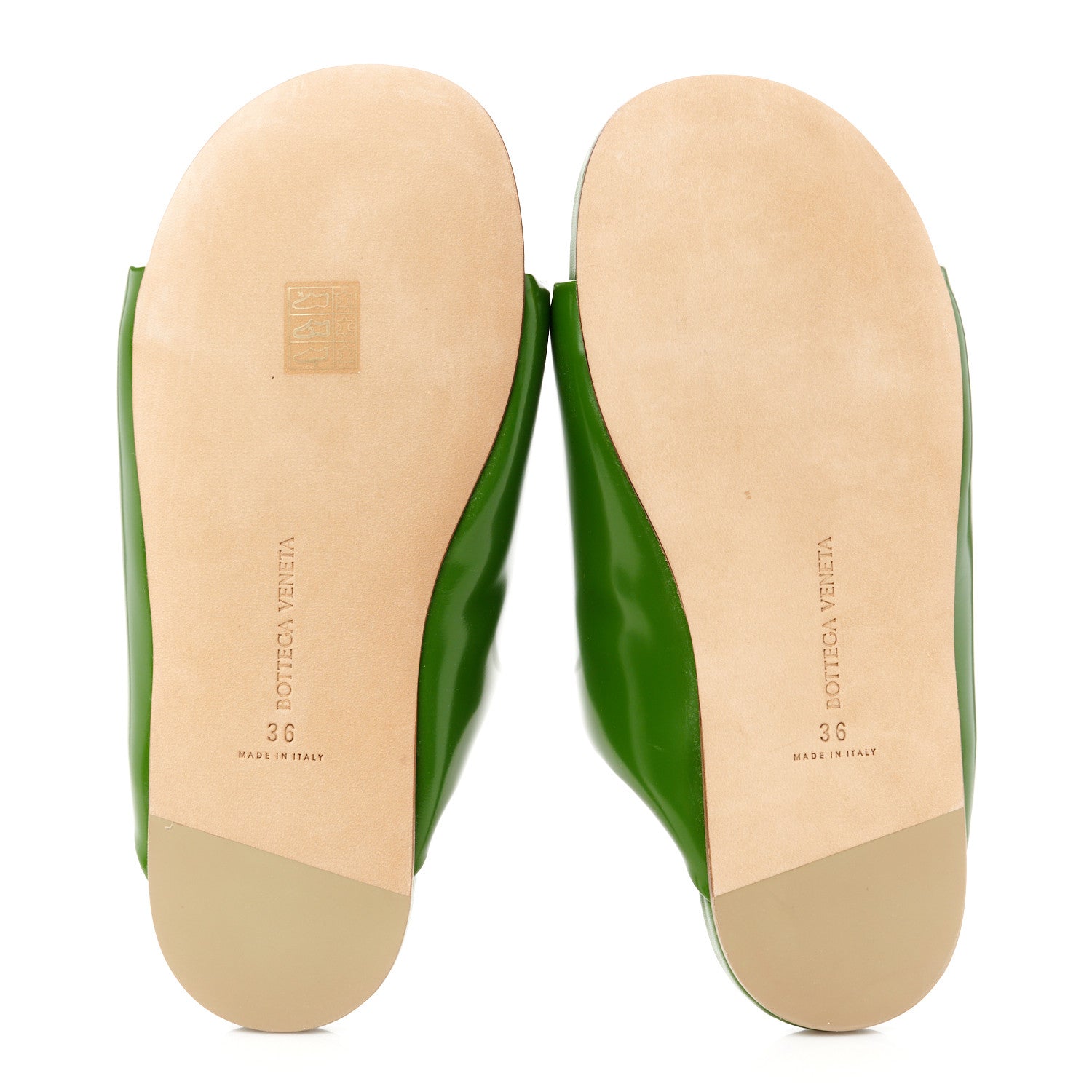 Bottega Veneta Latex Flat Slipper 36 Green 5 of 7