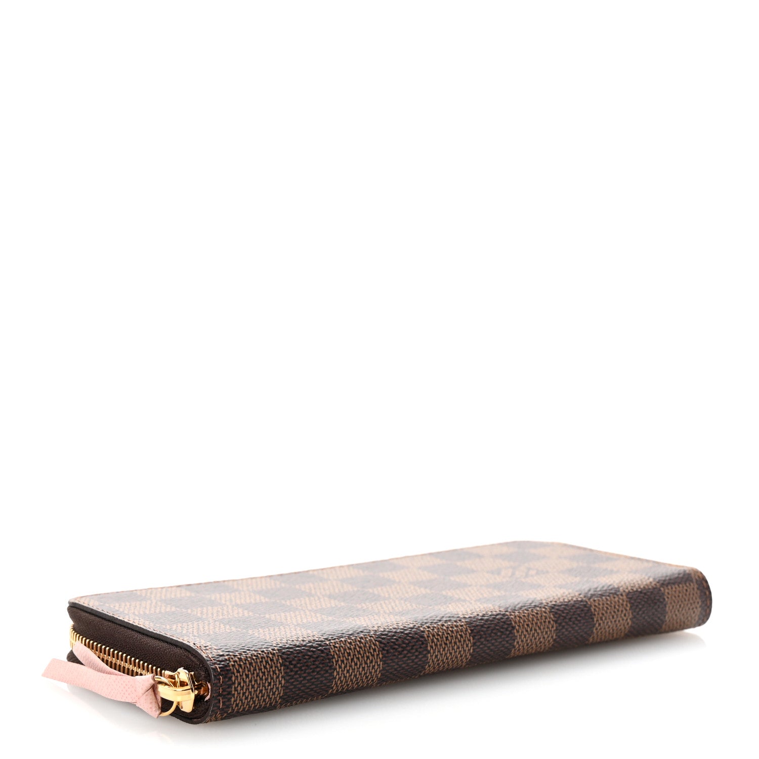 Louis Vuitton Damier Ebene Clemence Wallet Rose Ballerine 4 of 6
