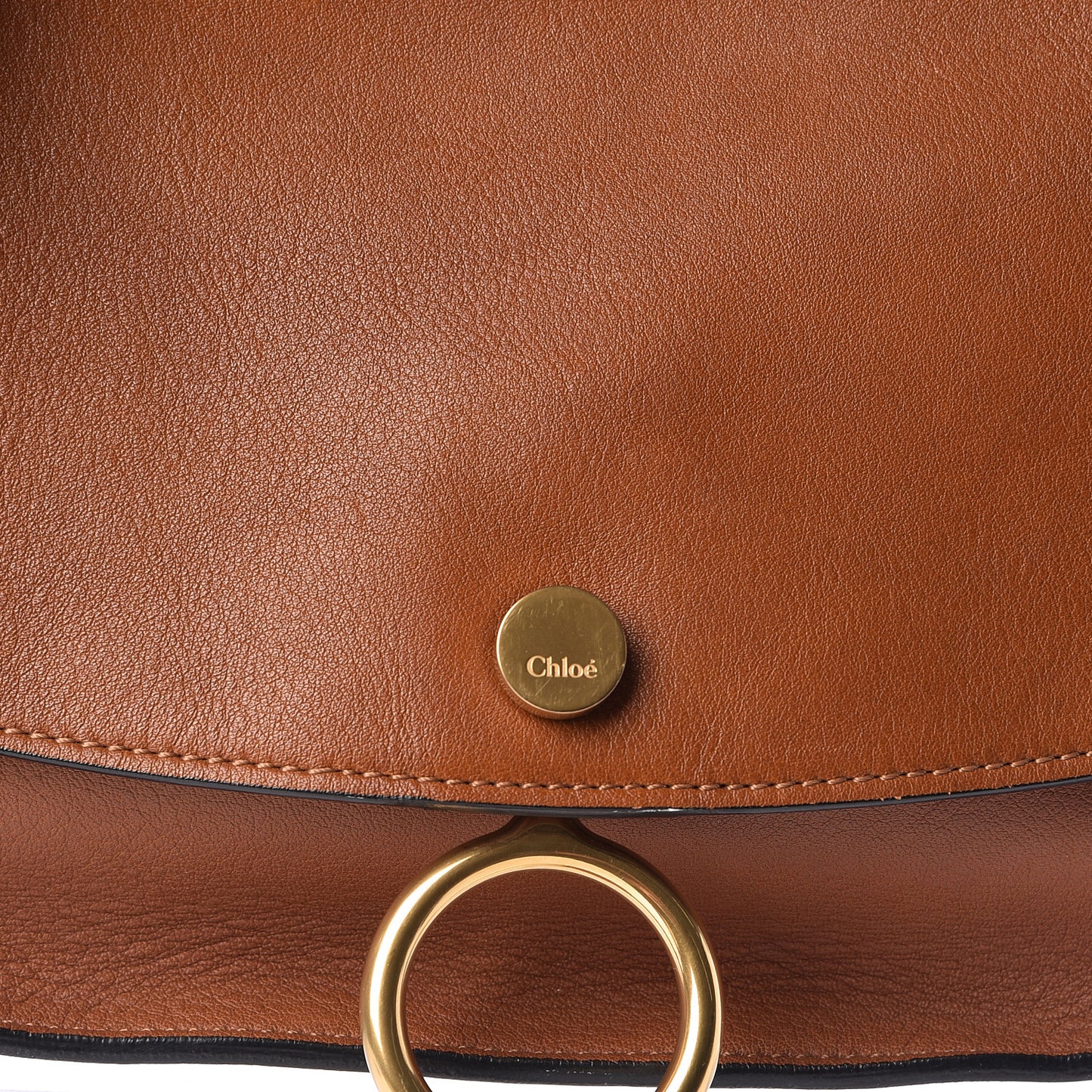 Smooth Calfskin Kurtis Shoulder Bag Caramel