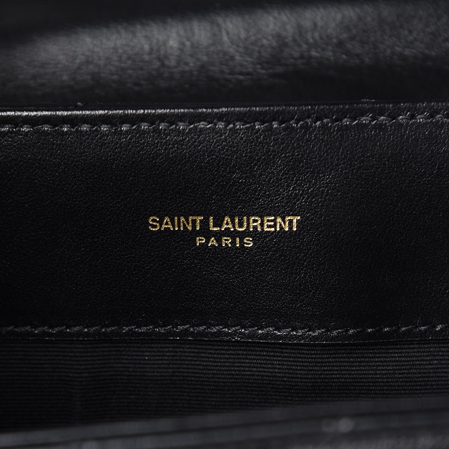 Saint Laurent Calfskin Y Quilted Monogram Medium Loulou Chain Satchel Black 6 of 11