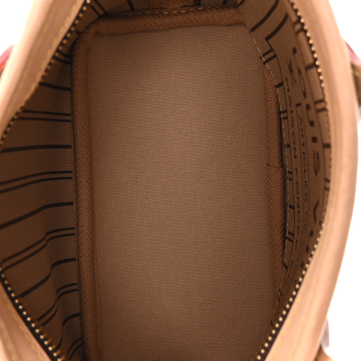 Louis Vuitton Monogram Neverfull BB Beige 5 of 11
