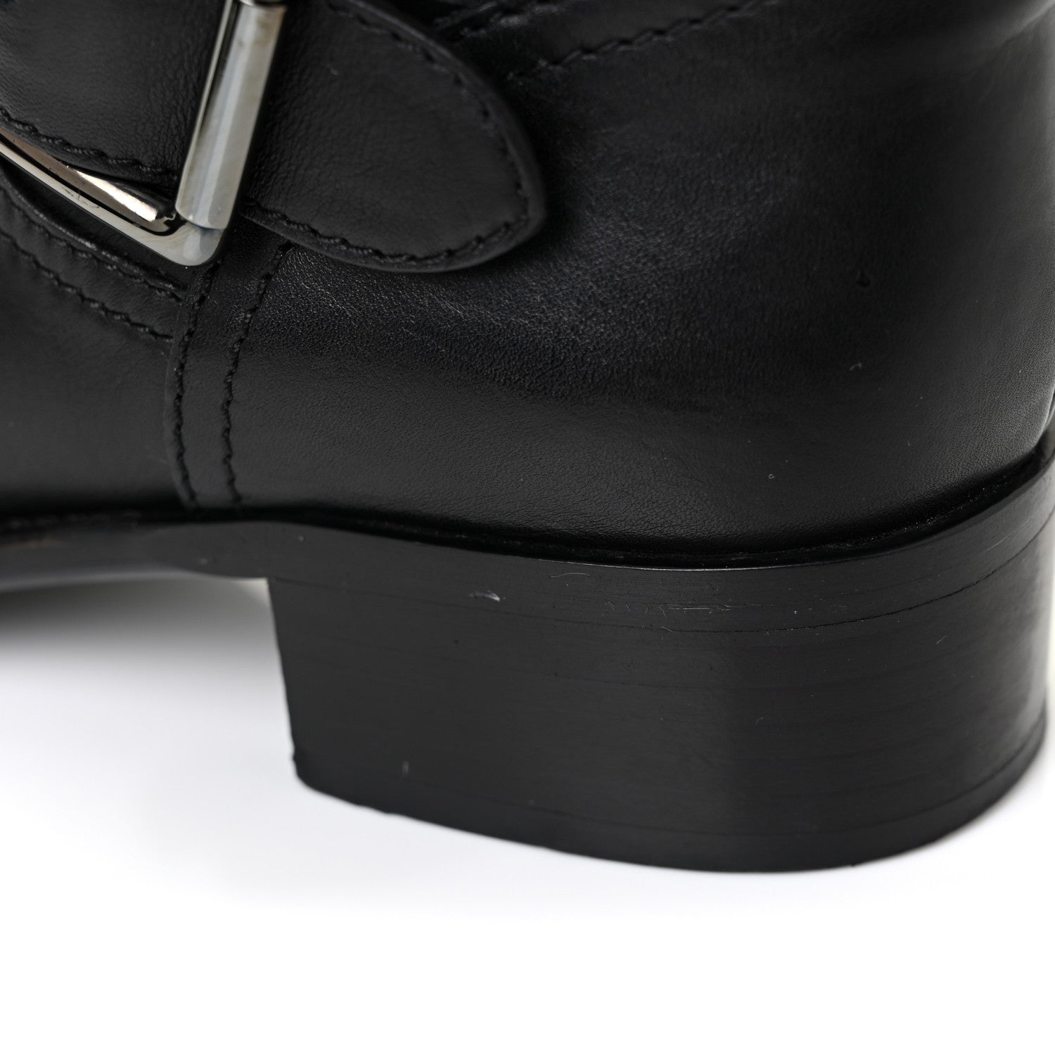 Valentino Garavani Calfskin Rockstud 30mm Biker Boots 37 Black 13 of 16