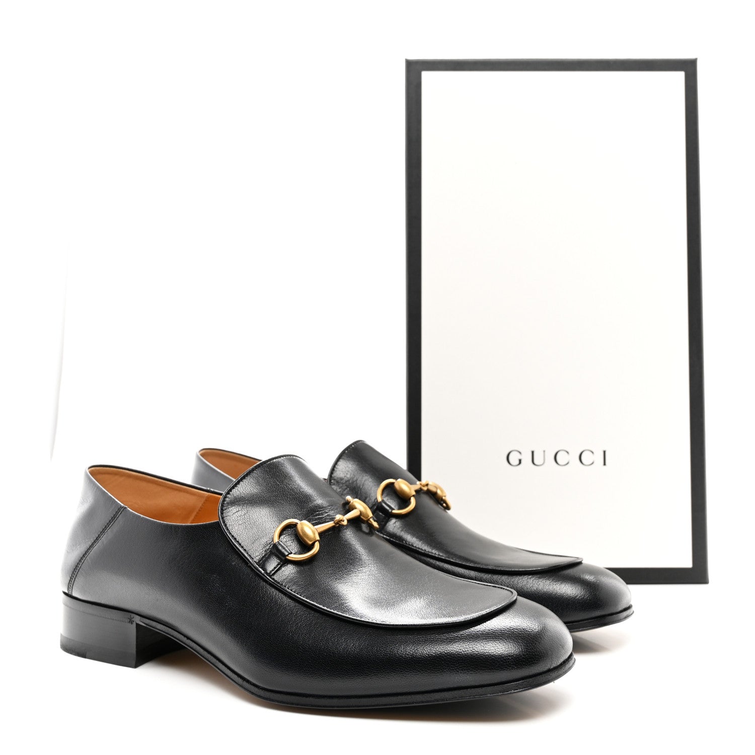Gucci Goatskin Mens Horsebit Loafers 11 Black 9 of 9