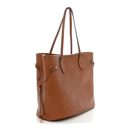Louis Vuitton Empreinte Monogram Giant Neverfull MM Cognac 4 of 12