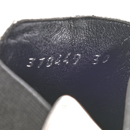 Gucci Nappa Zumi Mid Ankle Boots 38 Silver 8 of 14