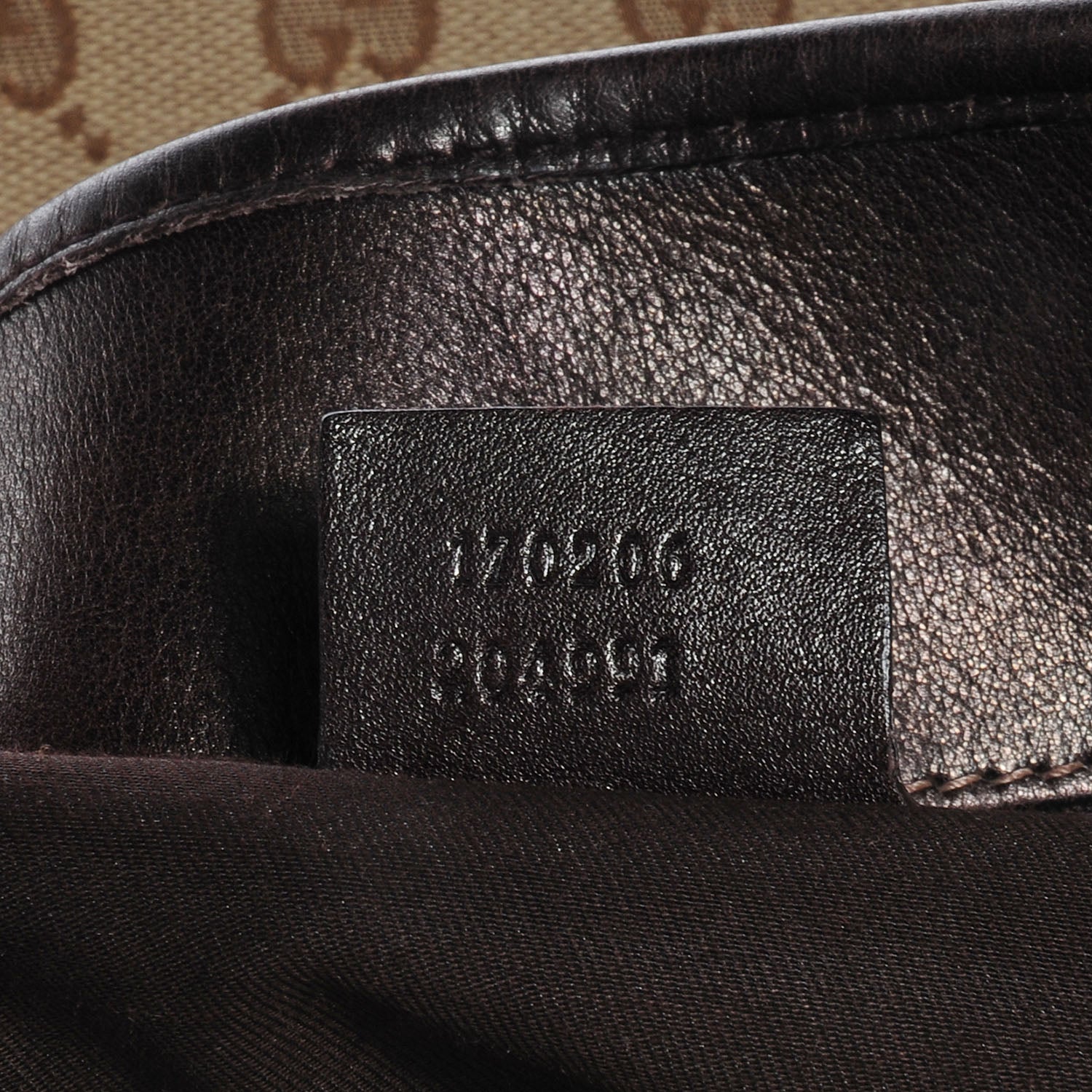 Gucci Monogram Peggy Braided Tote Brown 7 of 7