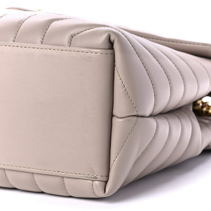 Saint Laurent Calfskin Y Quilted Monogram Medium Loulou Chain Satchel Light Natural 9 of 9