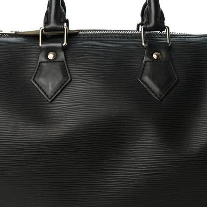 Louis Vuitton Epi Speedy 25 Black 7 of 9
