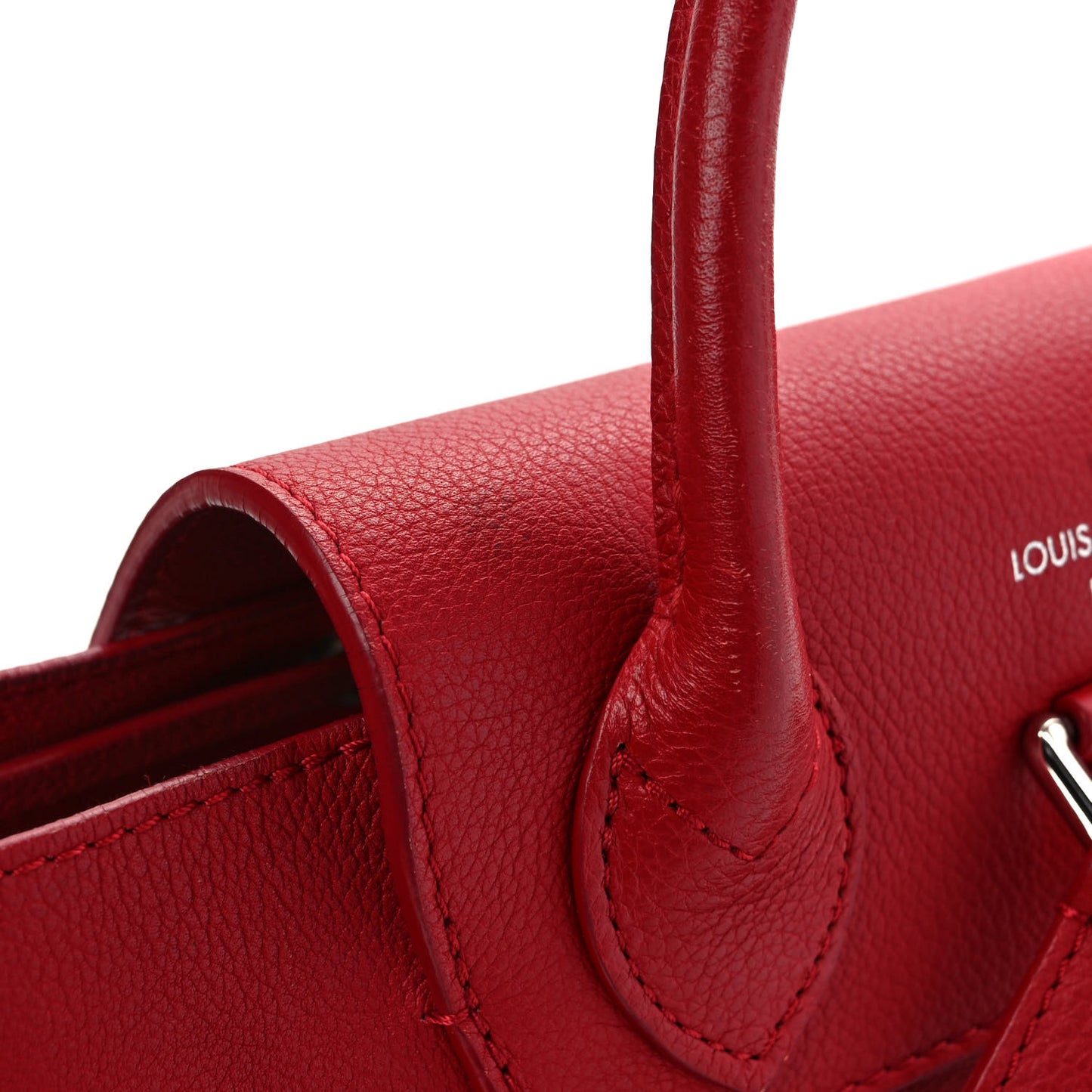 Soft Calfskin Lockme Backpack Rubis