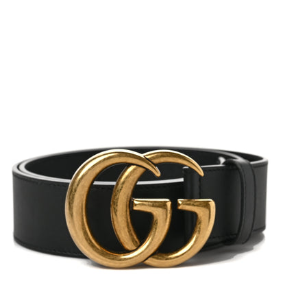 Gucci Calfskin Double G 40mm Belt 75 30 Black 1 of 4