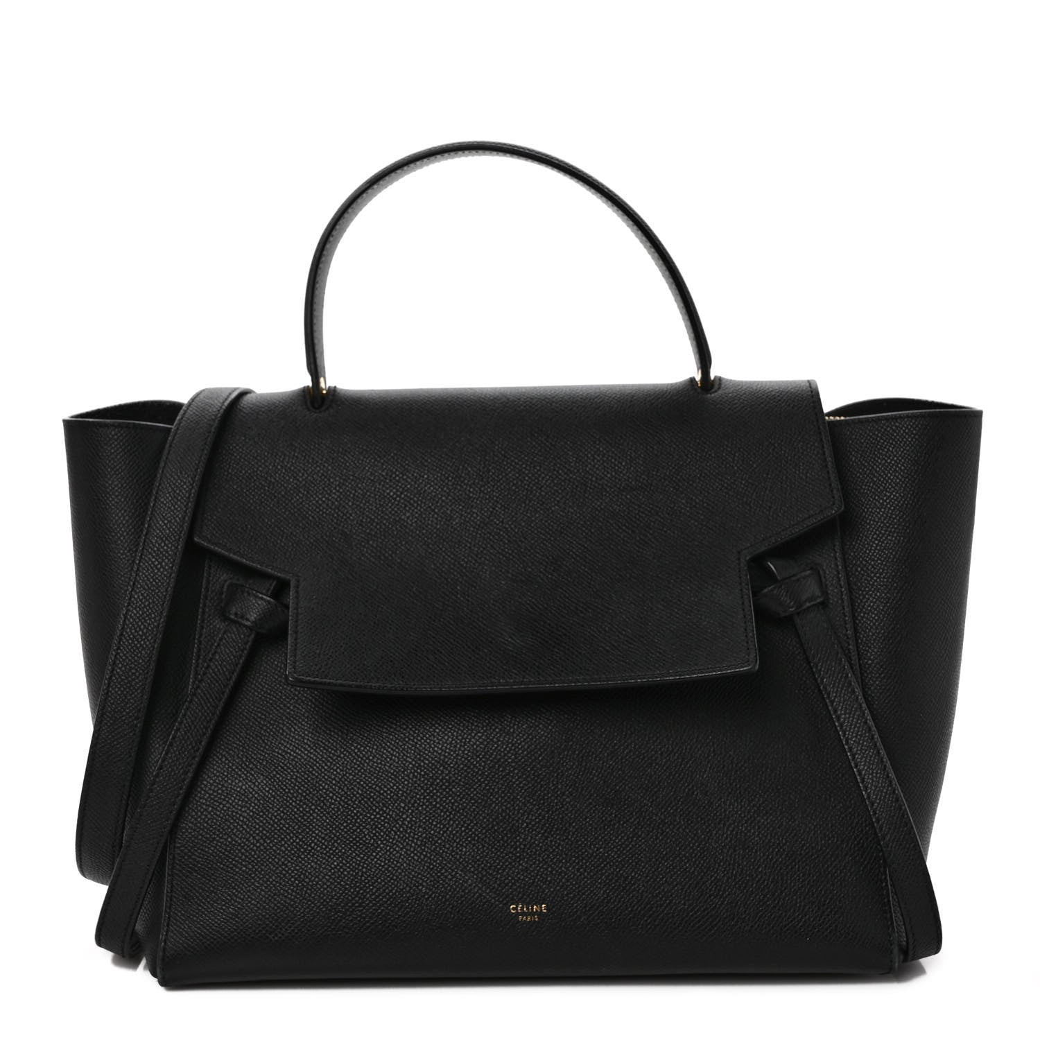 Celine Grained Calfskin Mini Belt Bag Black 1 of 9
