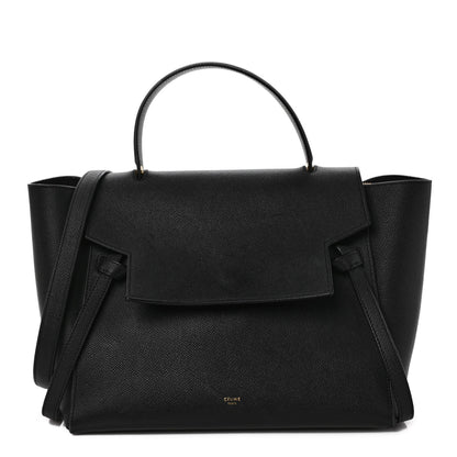 Celine Grained Calfskin Mini Belt Bag Black 1 of 9