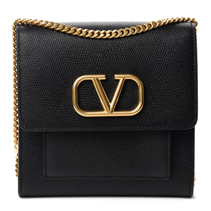 Valentino Garavani Calfskin VLogo Crossbody Bag Black 1 of 11