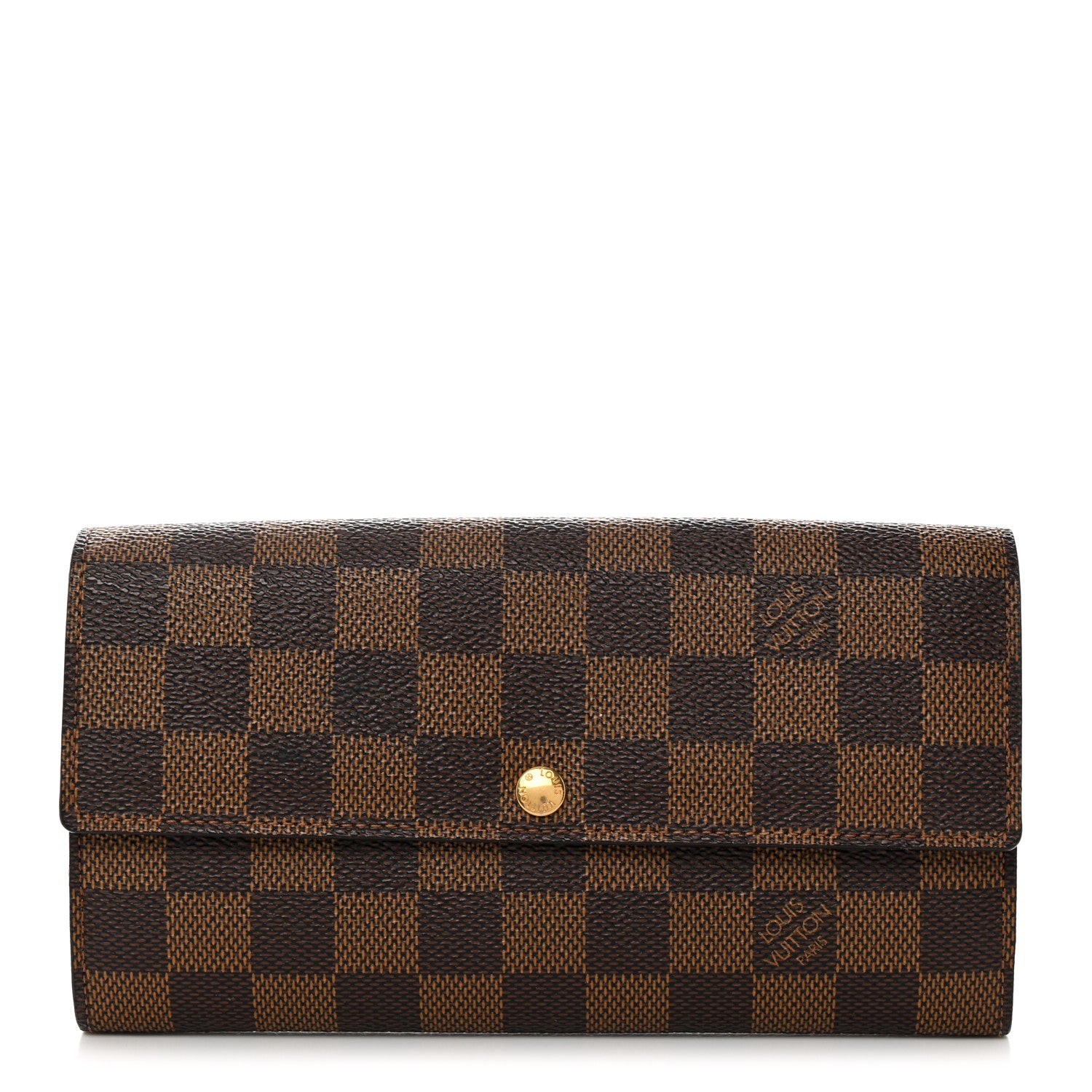 Louis Vuitton LOUIS VUITTON Damier Ebene Sarah Wallet 1 of 7