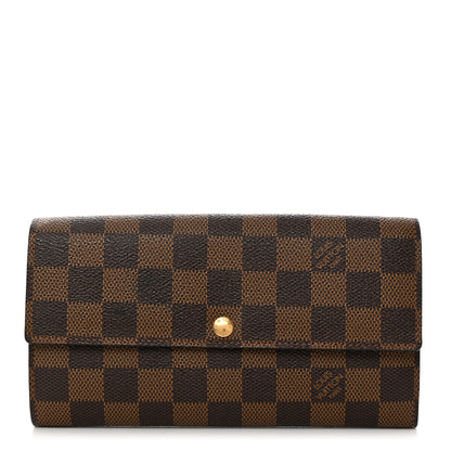 Louis Vuitton LOUIS VUITTON Damier Ebene Sarah Wallet 1 of 7
