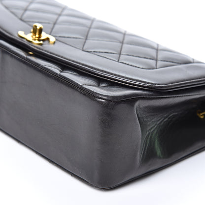 Chanel Lambskin Quilted Medium Single Flap Black 9 of 10