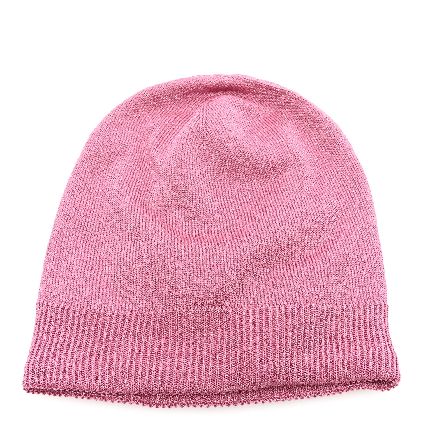 Lame Jacquard Monlux Beanie Hat L Roseate Yellow