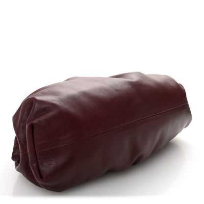 Bottega Veneta Smooth Butter Calf The Pouch Oversized Clutch Bordeaux 4 of 10