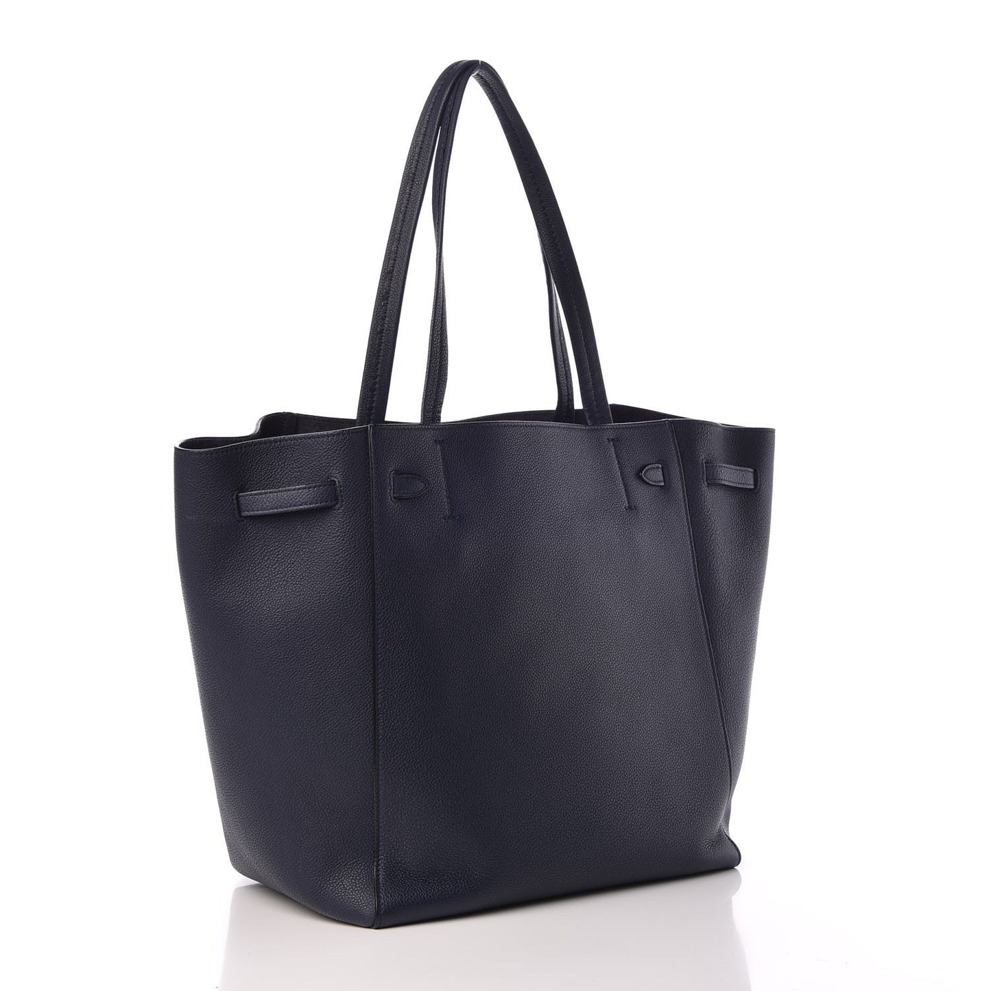 Soft Grained Calfskin Small Belt Cabas Phantom Navy
