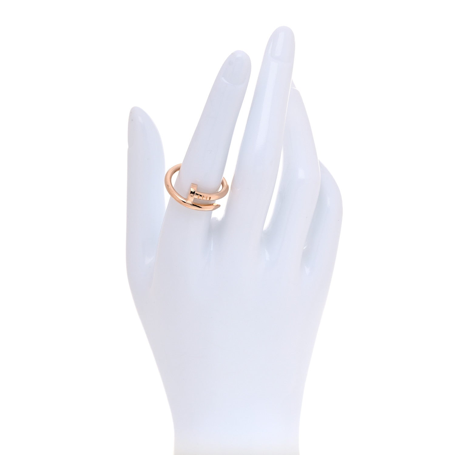 Cartier 18K Pink Gold Juste Un Clou Ring 56 7.5 2 of 6