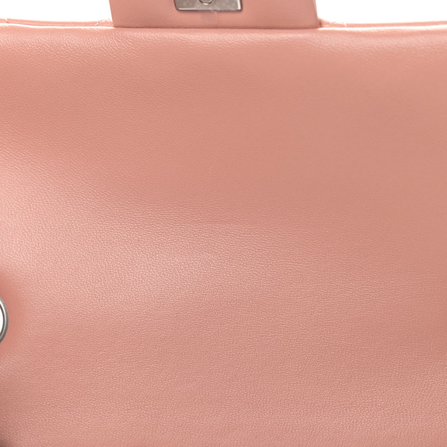 Lambskin Quilted Mini Rectangular Flap Dark Pink