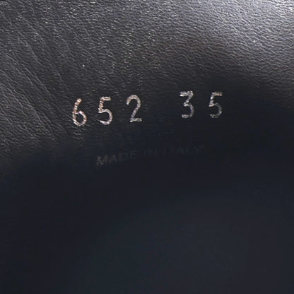 Prada Spazzolato Triangle 40mm Loafer Mules 35 Black 8 of 10