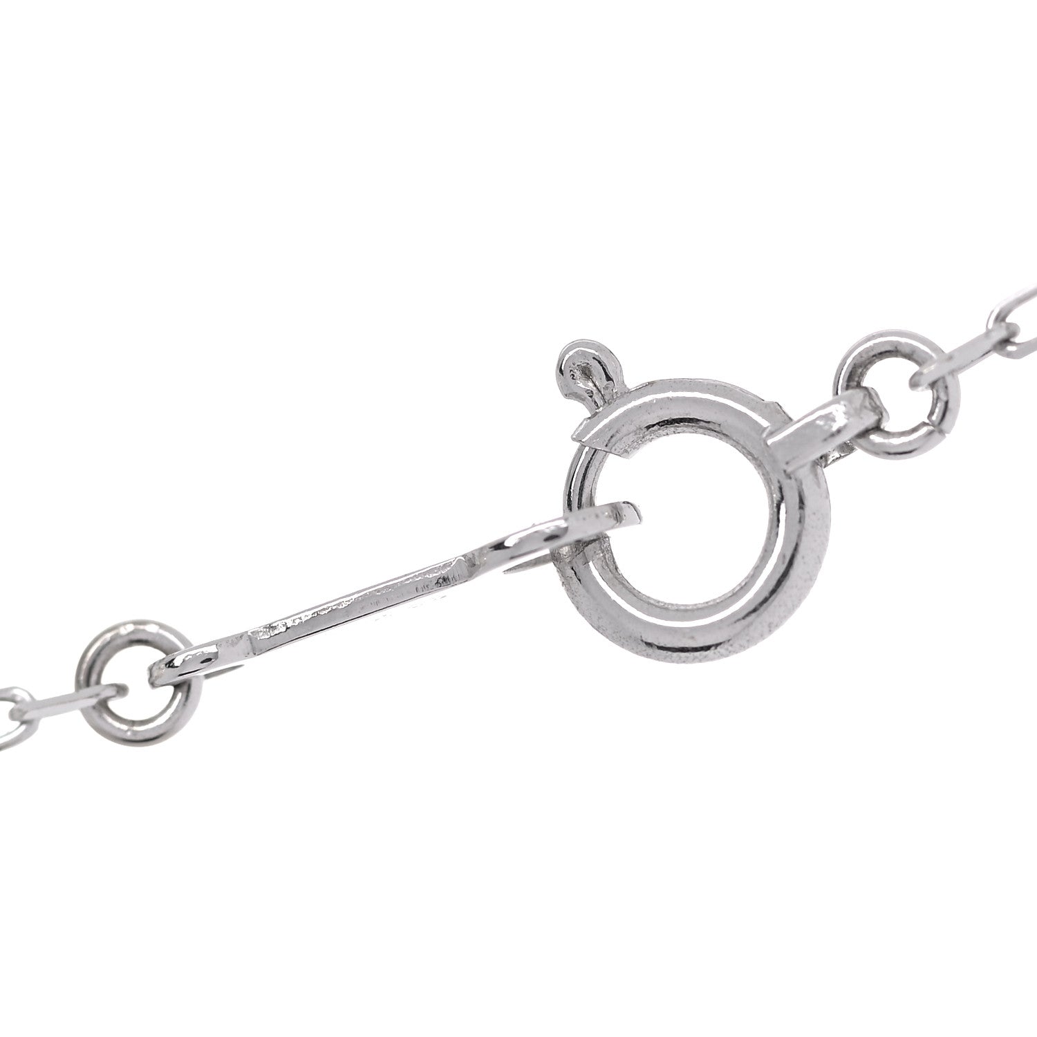 Mikimoto 18K White Gold 6.5mm Akoya Pearl Station Bracelet 4 of 5