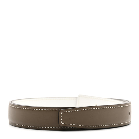 Swift Epsom 32mm Belt Strap 90 36 Etoupe White