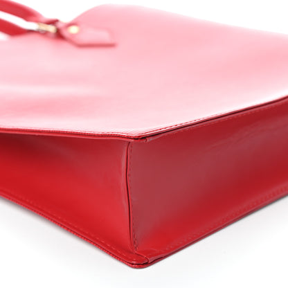 Louis Vuitton Epi Sac Plat PM Castillan Red 8 of 9