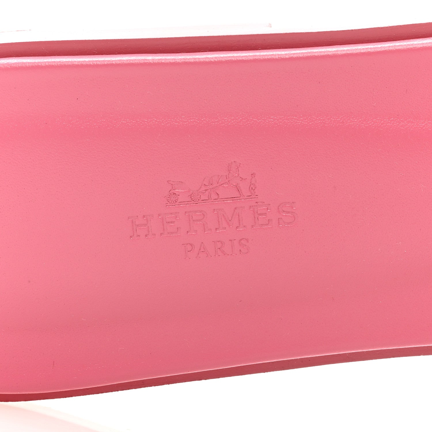 Hermes Box Calfskin Oran Sandals 41 Rose Petale 7 of 8