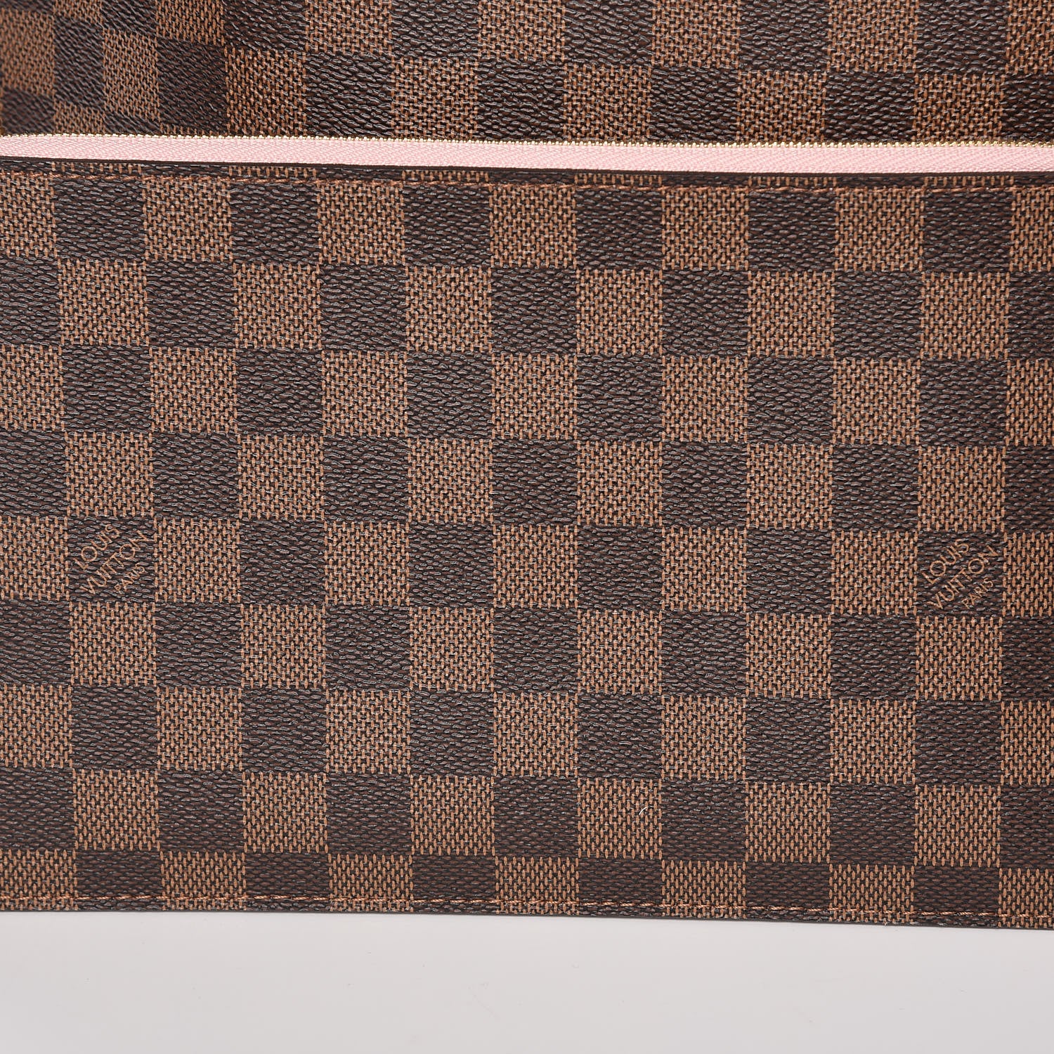 Louis Vuitton Damier Ebene Neo Neverfull MM Rose Ballerine 11 of 15