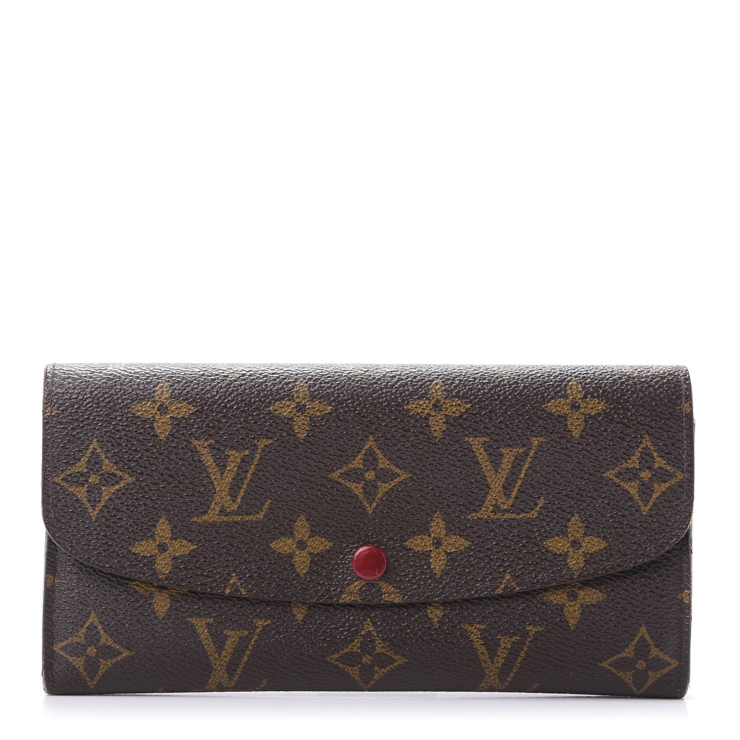 Monogram Emilie Wallet Red
