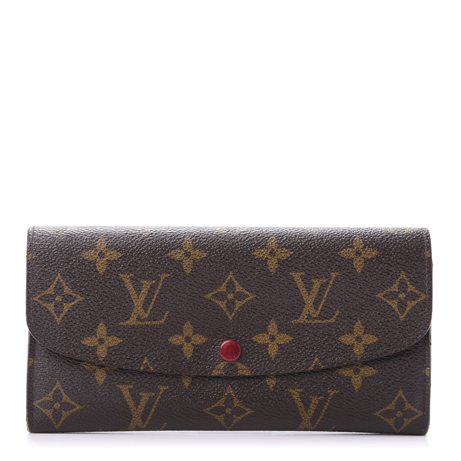 Louis Vuitton Monogram Emilie Wallet Red 1 of 14