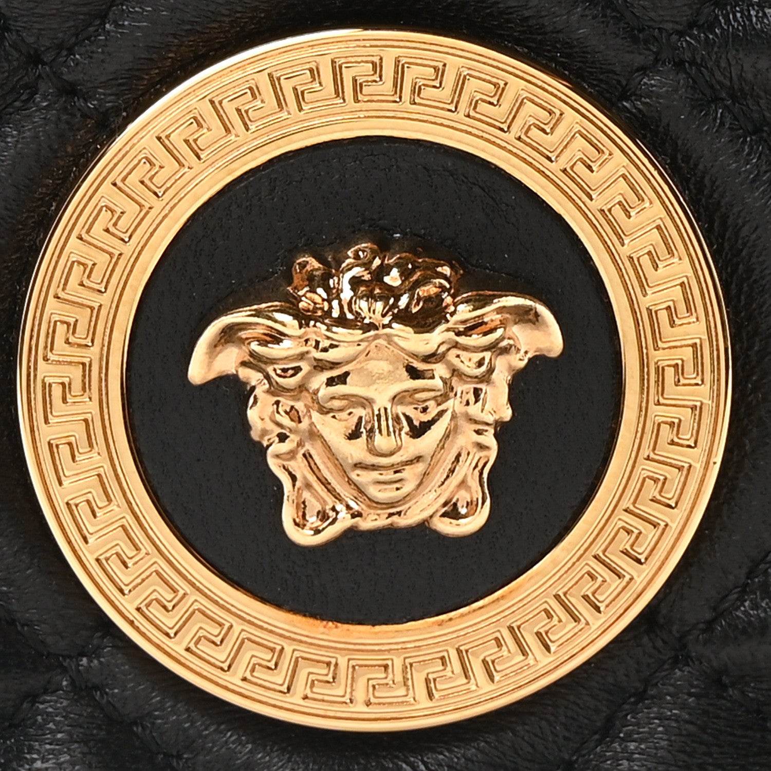 Versace Nappa Quilted Medusa Belt Bag Black 8 of 10