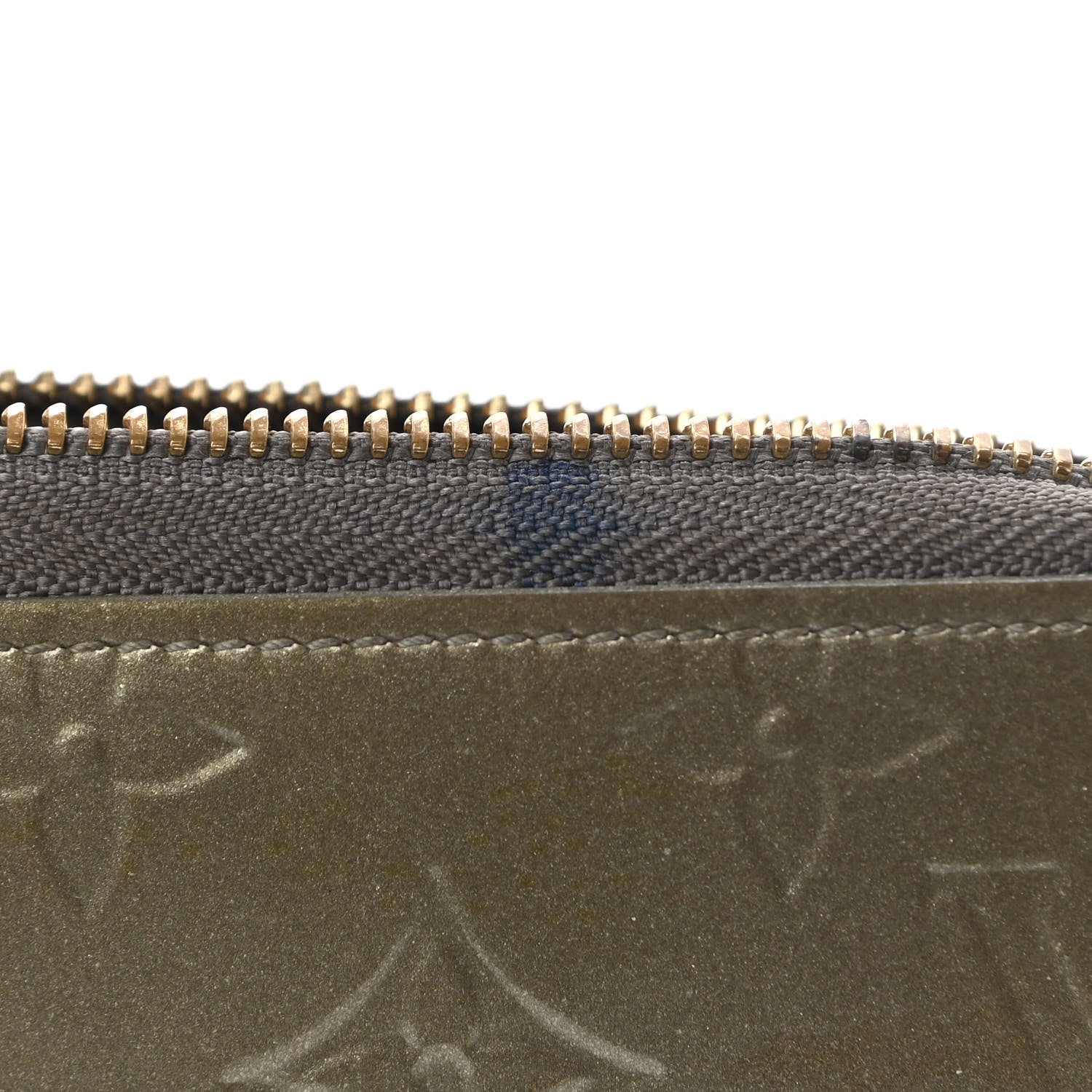 Louis Vuitton Vernis Zippy Wallet Gris Art Deco 8 of 8