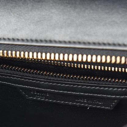 Celine Smooth Calfskin Micro Luggage Black 9 of 10