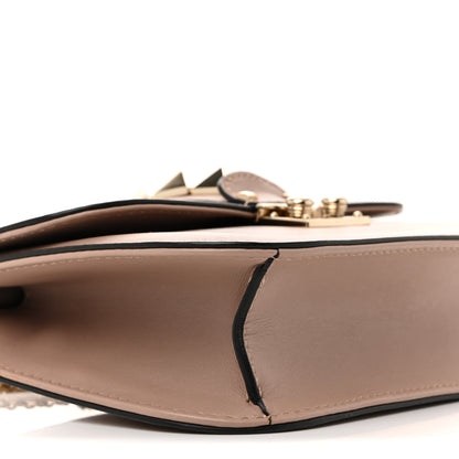 Valentino Garavani Vitello Small Glam Lock Rockstud Flap Poudre 9 of 12