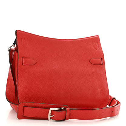 Hermes Taurillon Clemence Jypsiere 28 Rouge Tomate 3 of 13