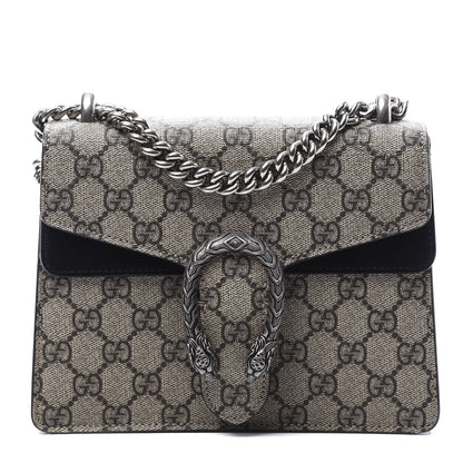 Gucci GG Supreme Monogram Mini Dionysus Shoulder Bag Black 1 of 11