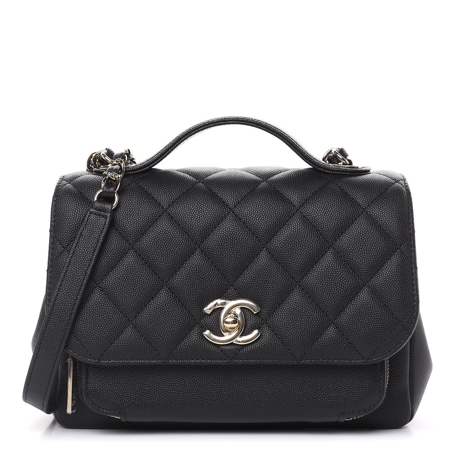 Chanel Caviar Quilted Small Business Affinity Flap Black 1 of 10