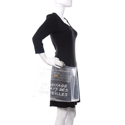 Hermes Vinyl Souvenir De L'Exposition Kelly Transparent 2 of 9