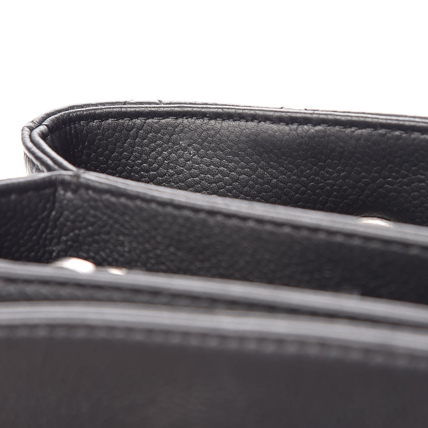 Caviar Quilted Urban Companion Shopping Tote Black